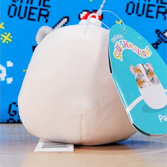 Squishmallow Pax the Hamster 3.5" Clip UltraSoft Stuffed Animal Toy Plush NWT - Picture 4 of 11